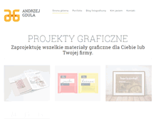 Tablet Screenshot of andrzejgdula.com